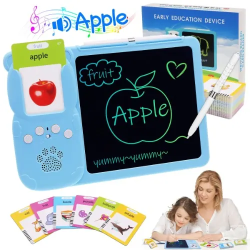 Lcd Writing Tablet With Talking Flash Card